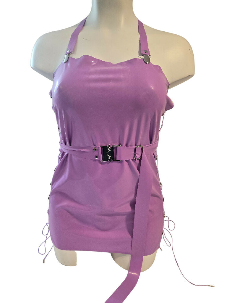 Latex Strapped Dress