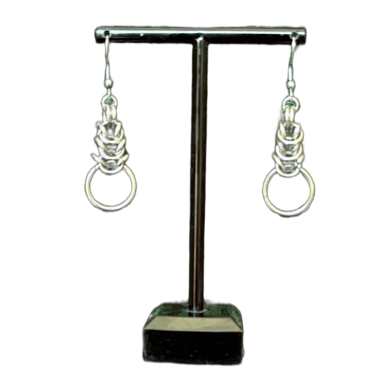 Undertow chainmaille earrings image 1