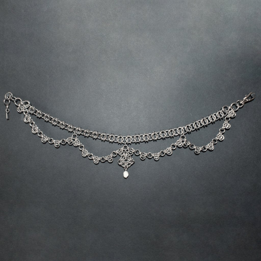 Beatrix chainmaille necklace image 2