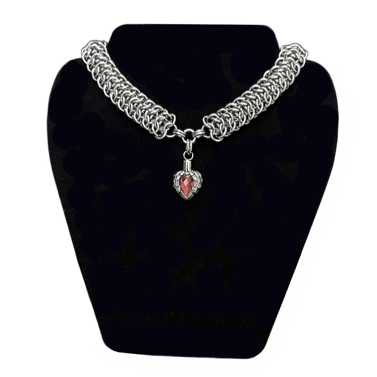 Honeymoon chainmaille necklace image 1