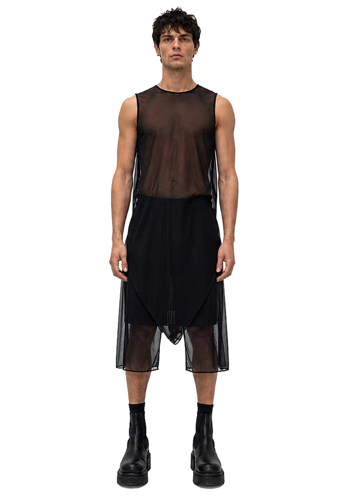 MESH SINGLE PLEAK VEST