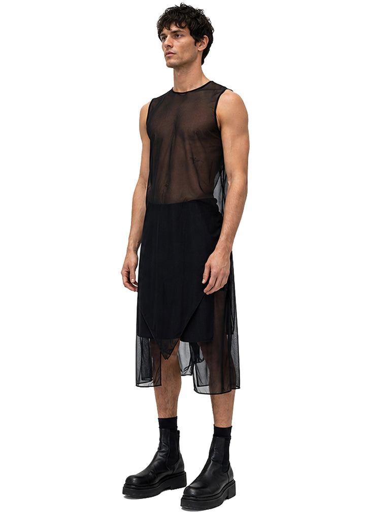 MESH SINGLE PLEAK VEST