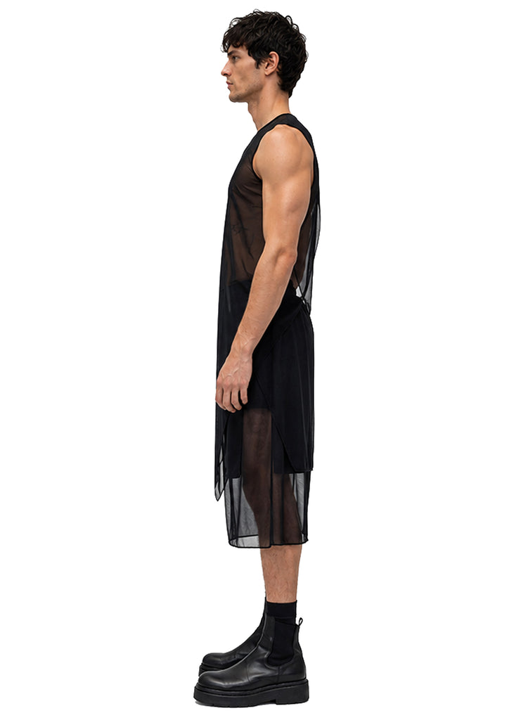 MESH SINGLE PLEAK VEST