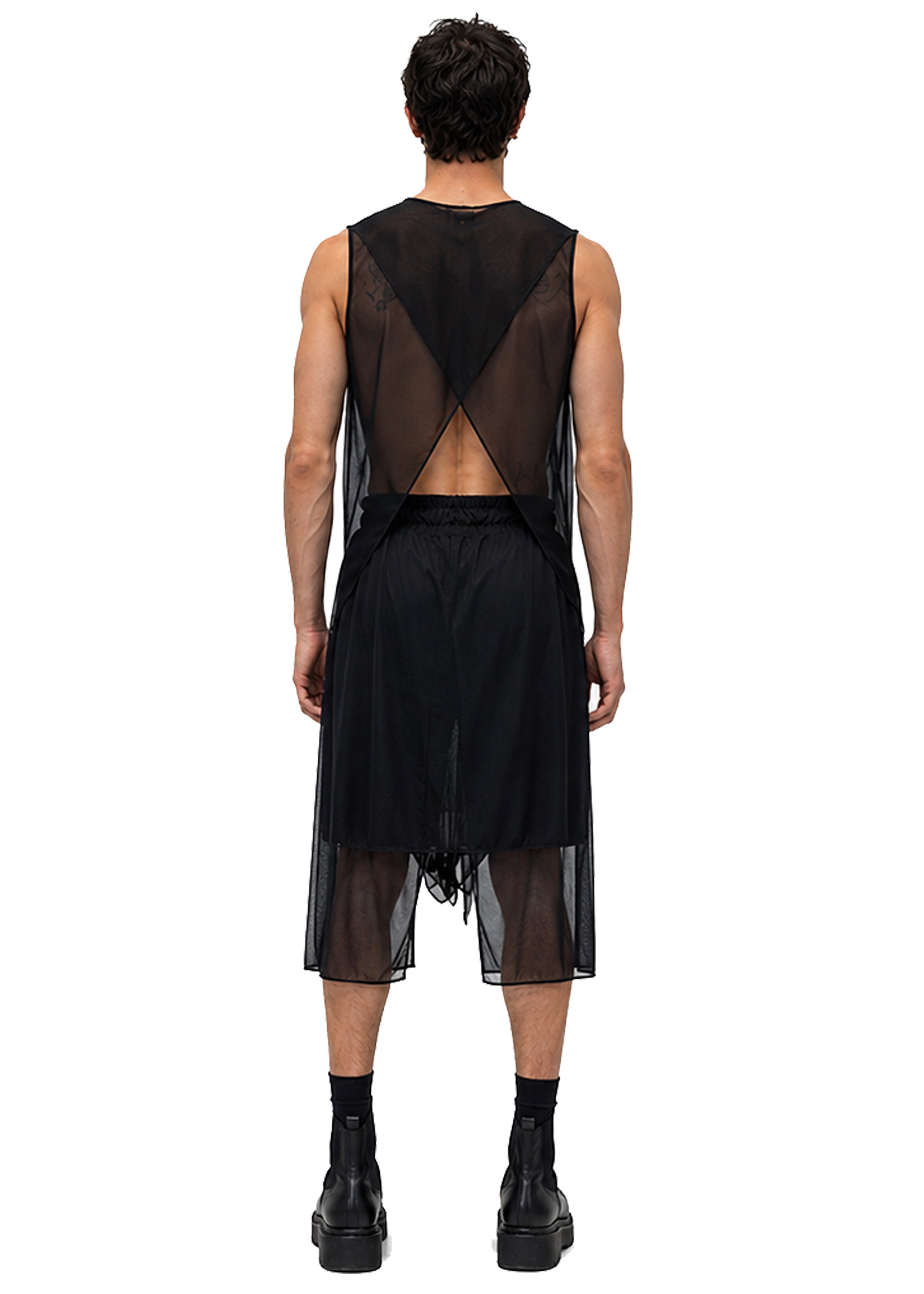 MESH SINGLE PLEAK VEST