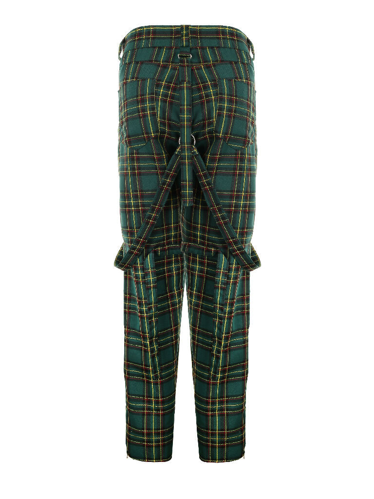 Pants Punk Plaid GREEN