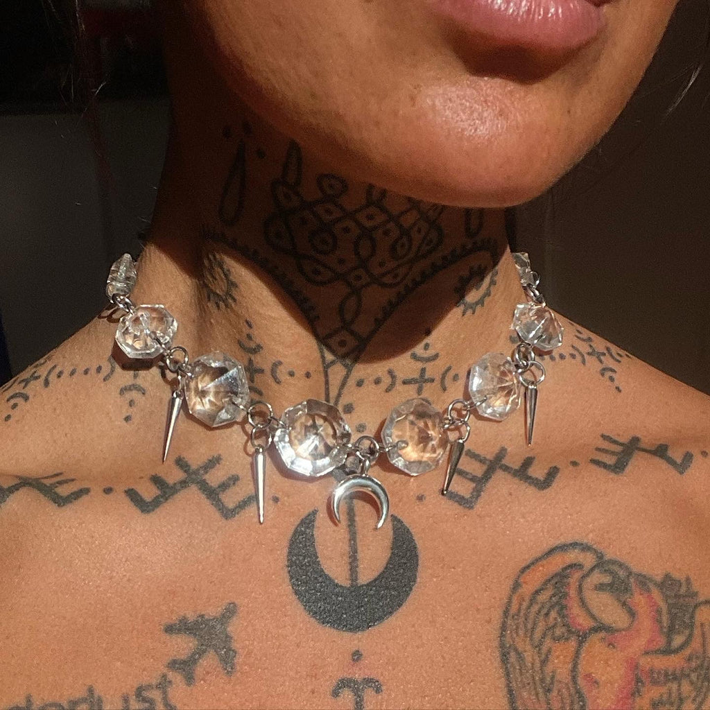 Glass Moon necklace