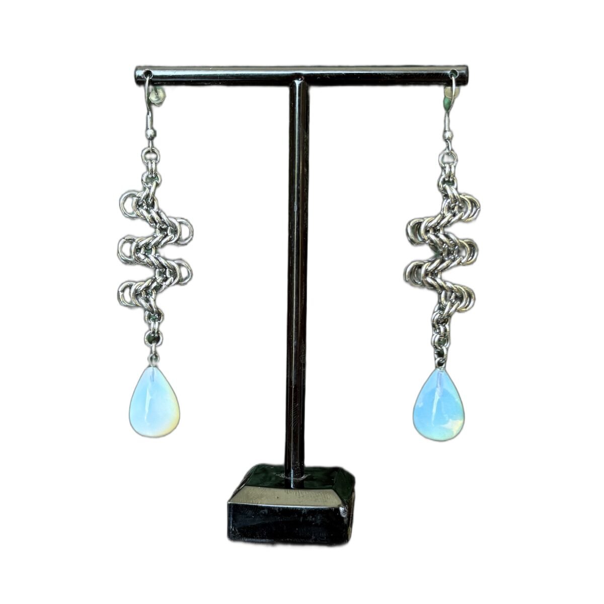 Fluss chainmaille earrings image 1