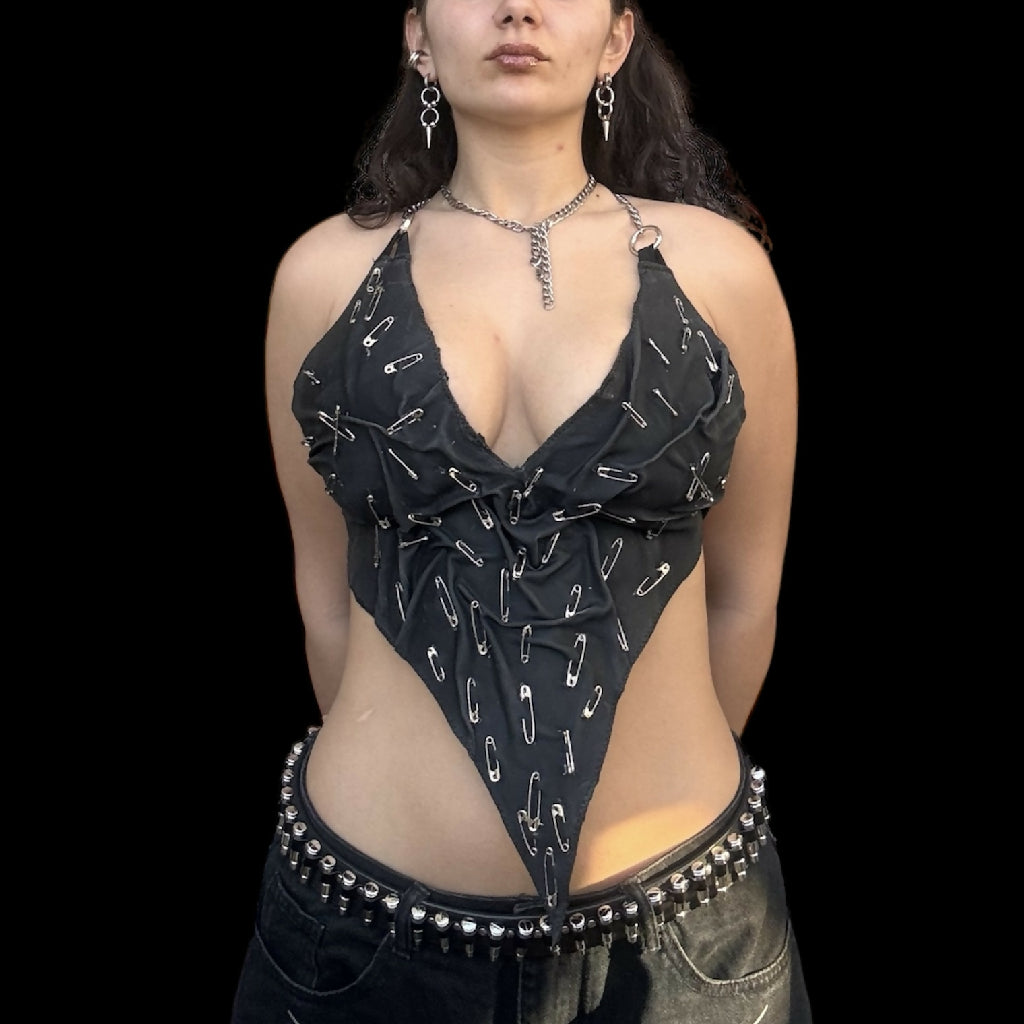 Latex top With pin Design