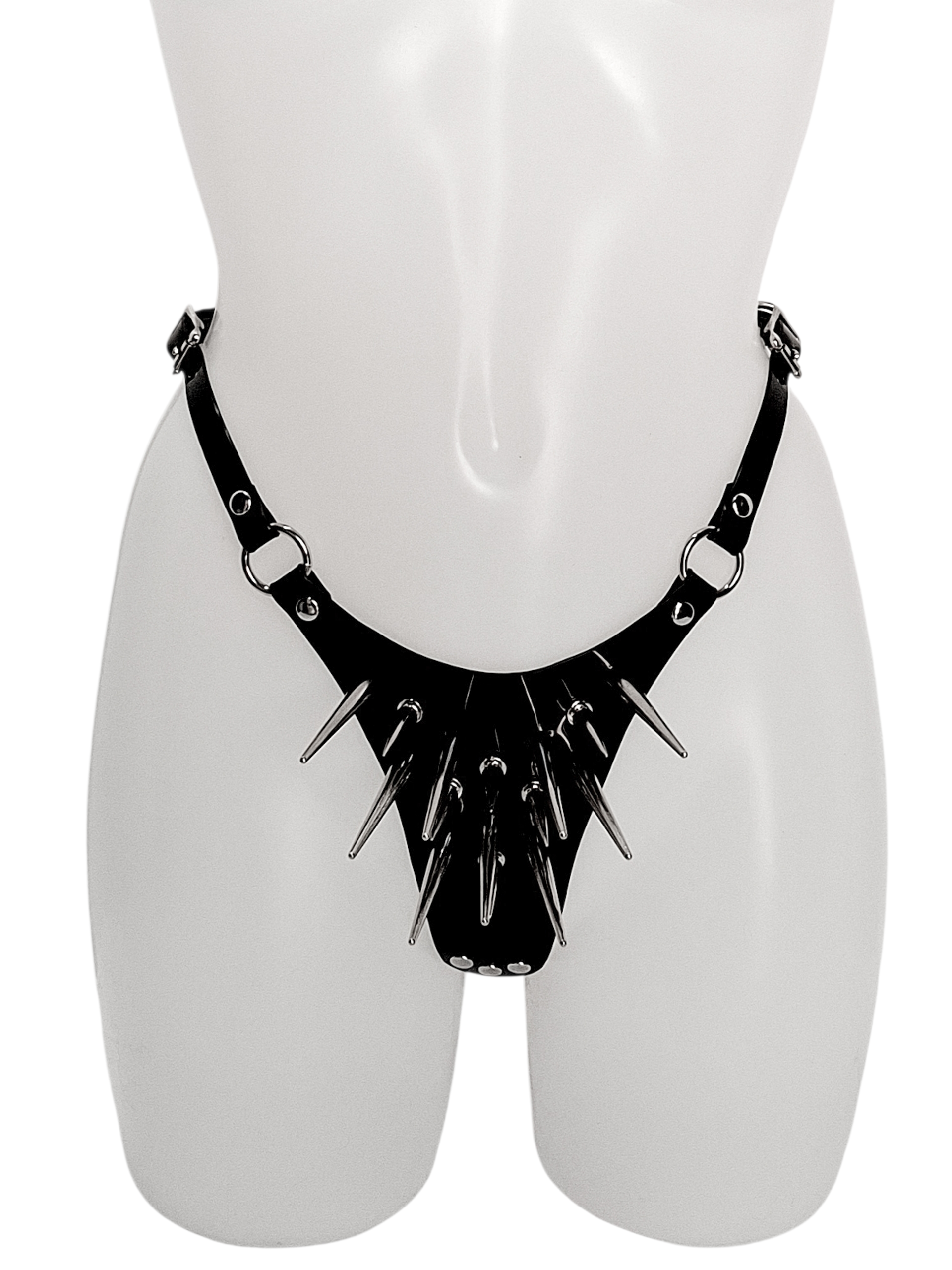 WARLUST Extreme Spiked Vinyl Knickers