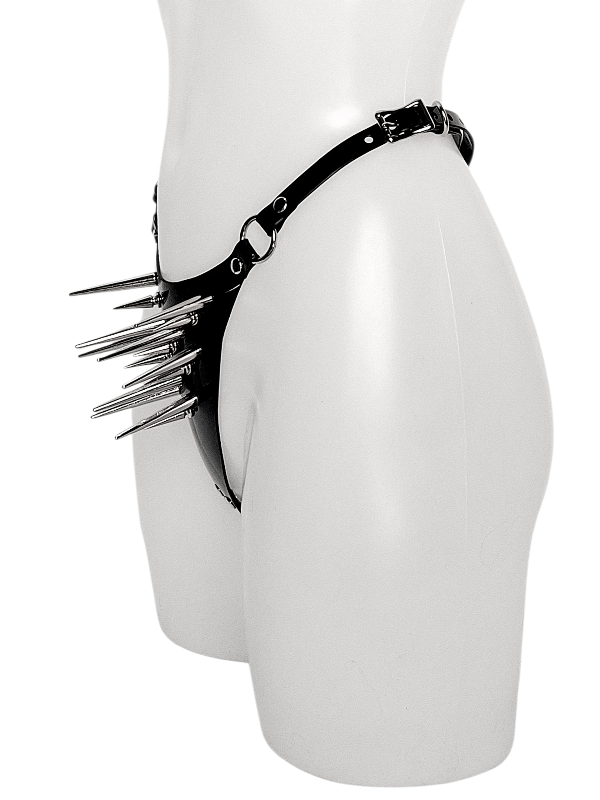WARLUST Extreme Spiked Vinyl Knickers