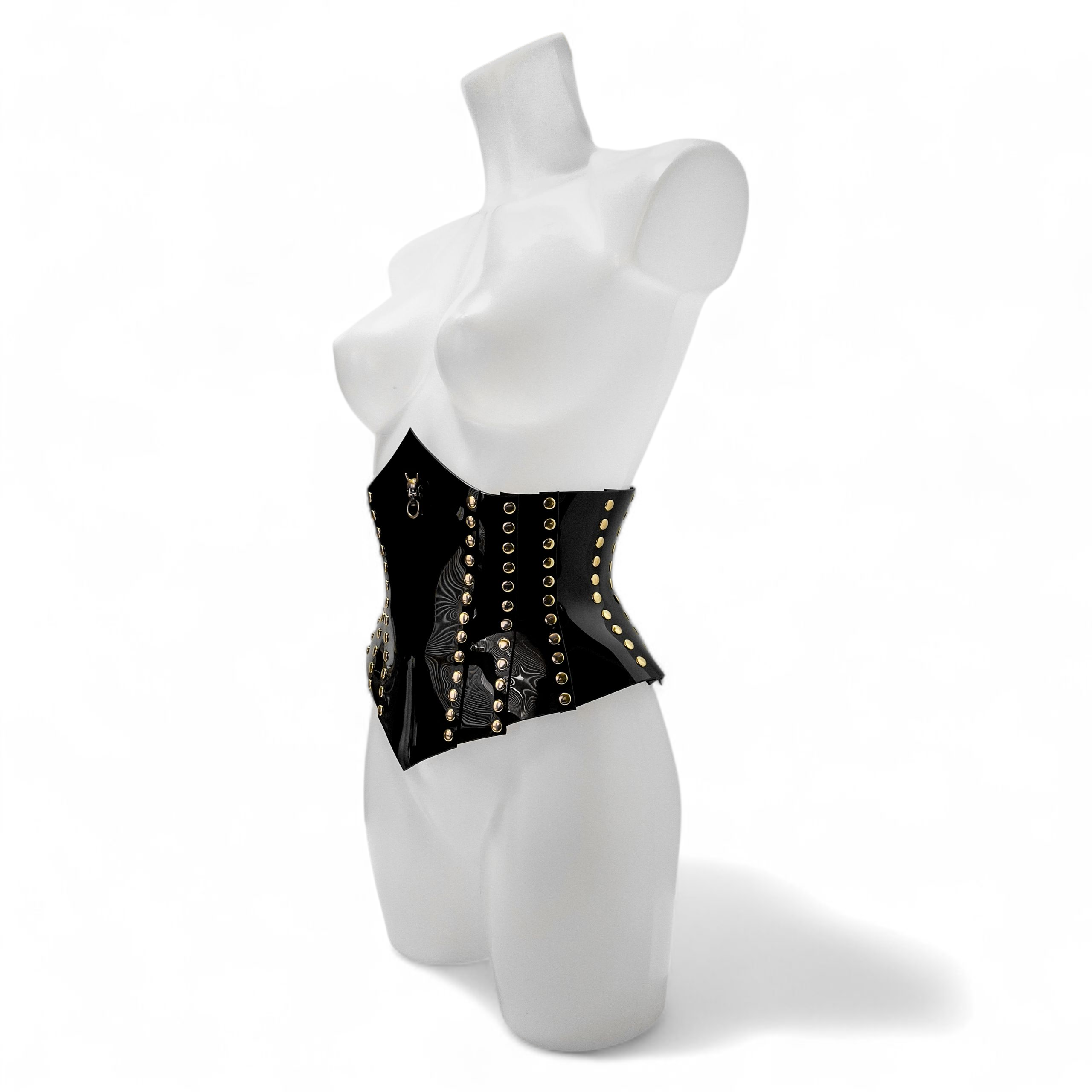 Devil's Vinyl Waist Cincher Corset