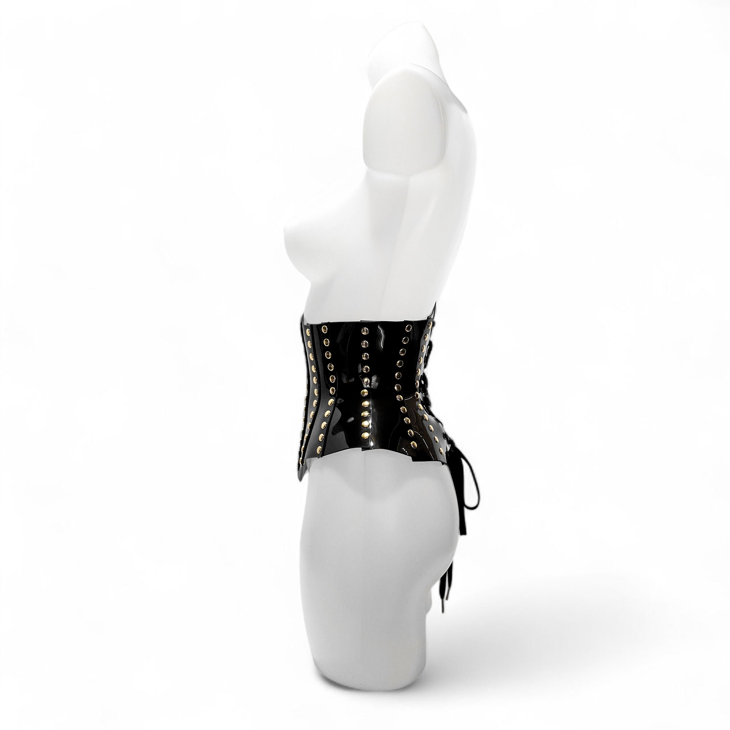 Devil's Vinyl Waist Cincher Corset