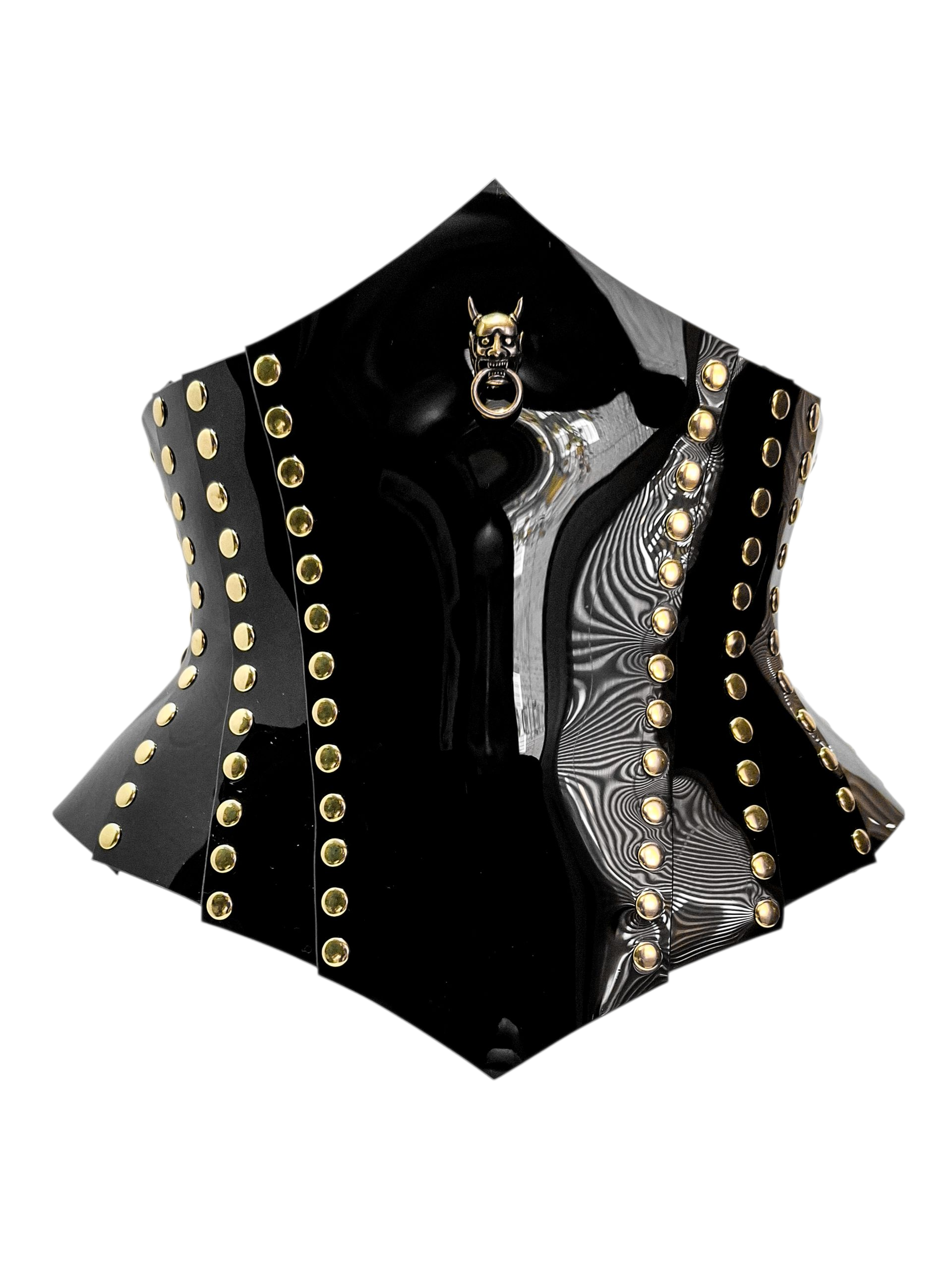 Devil's Vinyl Waist Cincher Corset