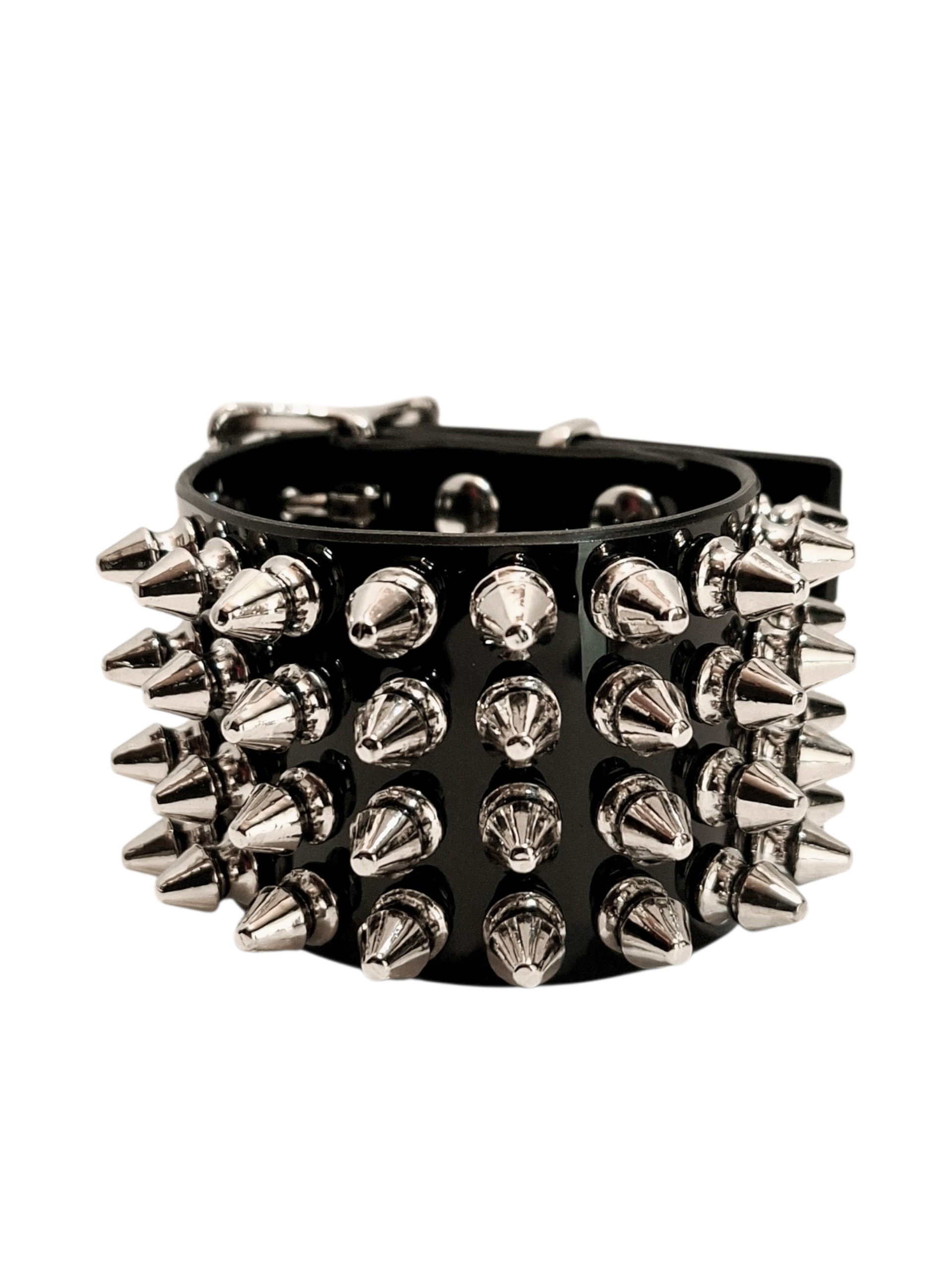 Studded Vinyl Single Cuff Bracelet