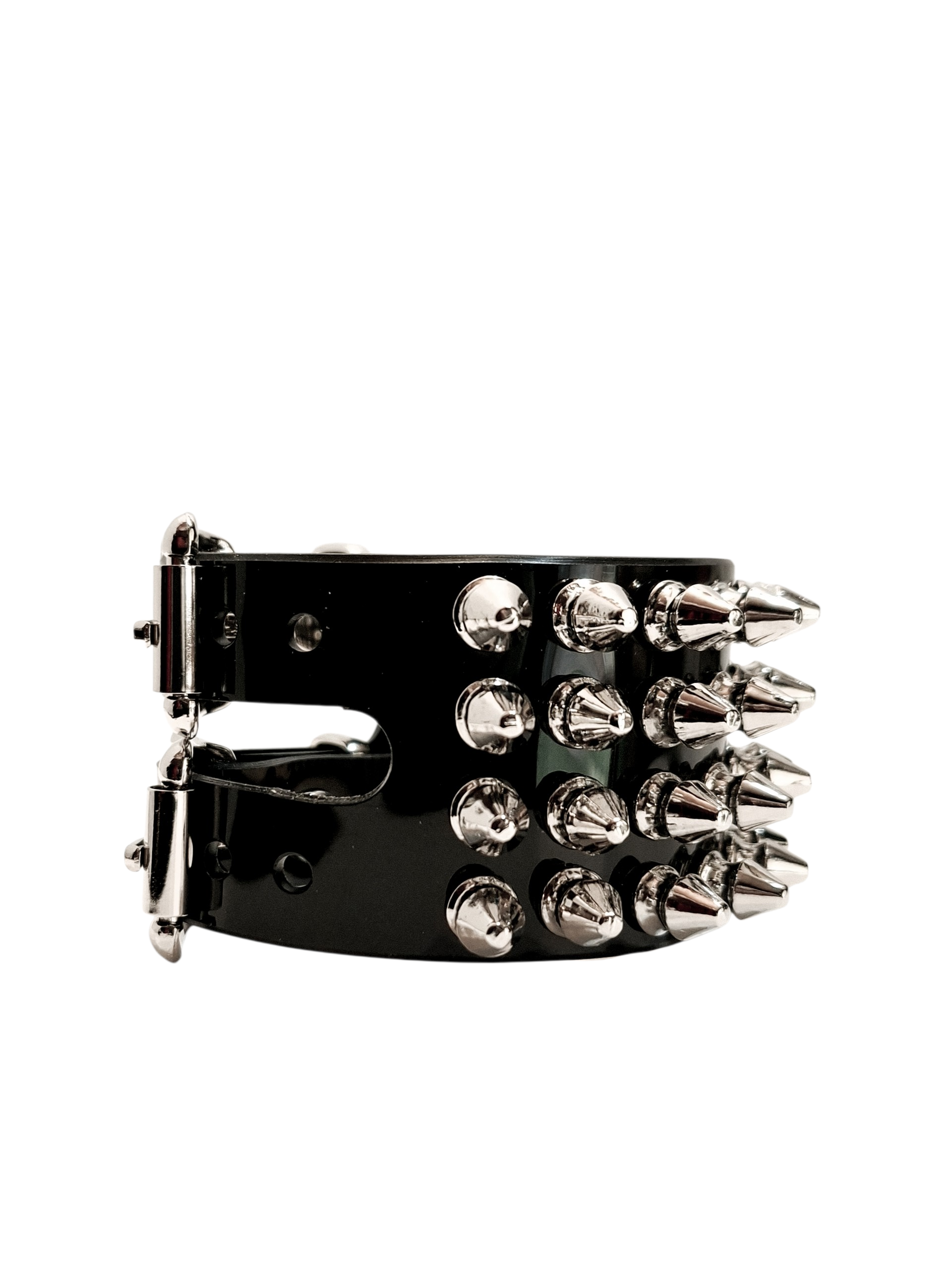 Studded Vinyl Single Cuff Bracelet