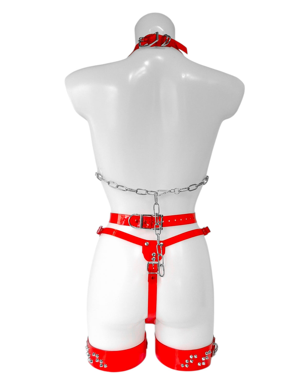 INFERNO Vinyl Lingerie Set