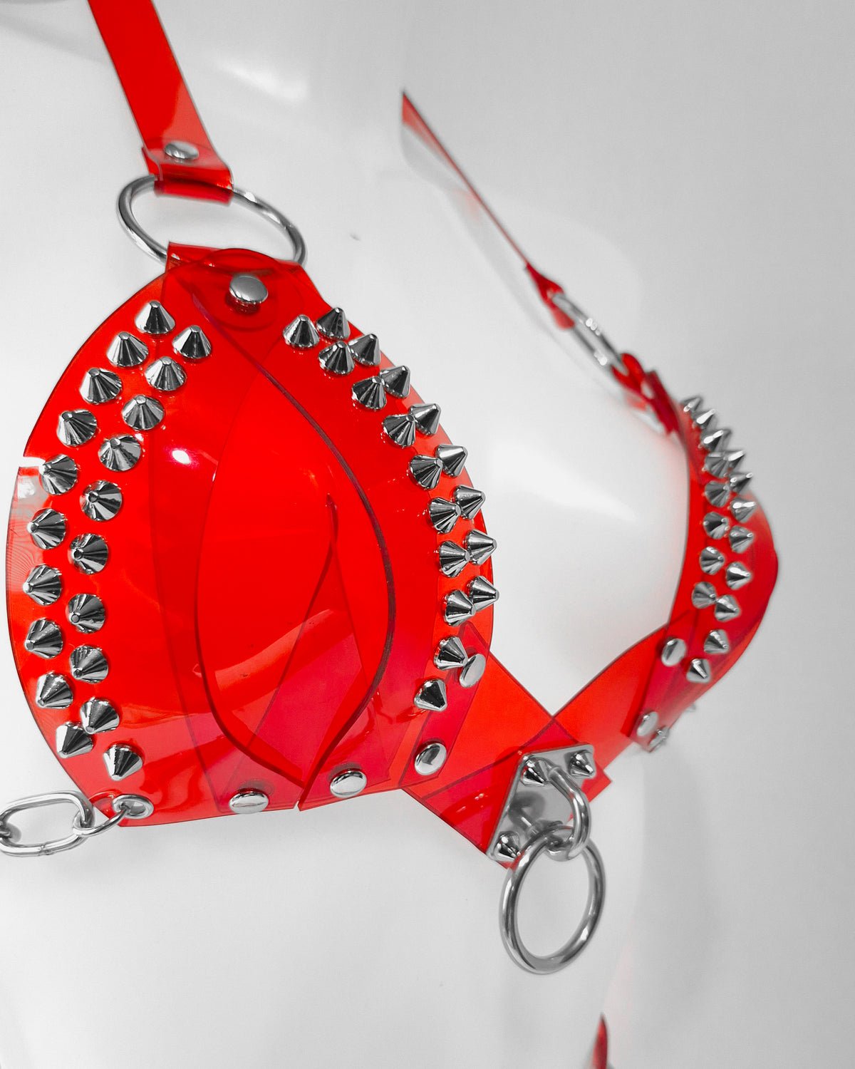 INFERNO Vinyl Lingerie Set