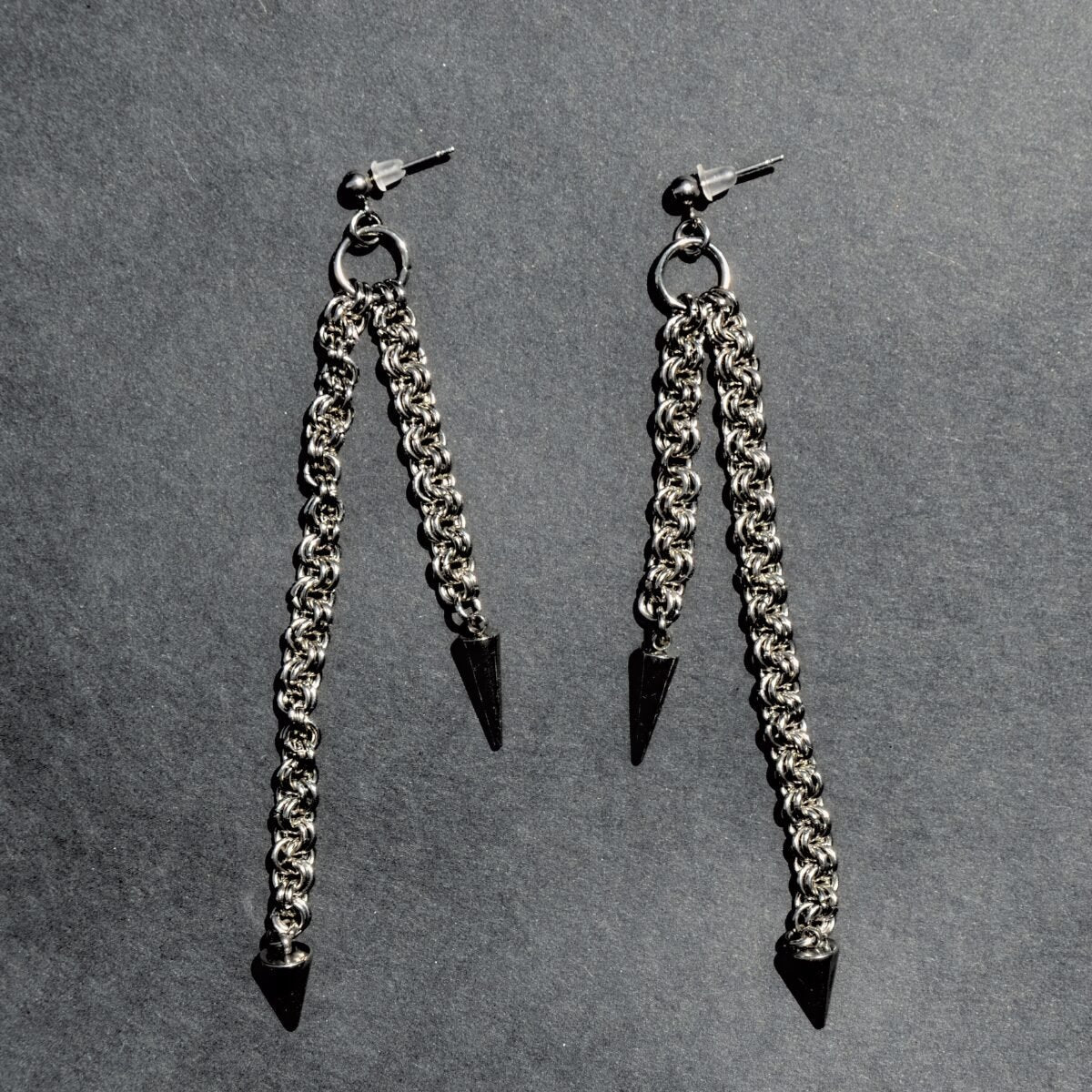 Vex chainmaille earrings image 2