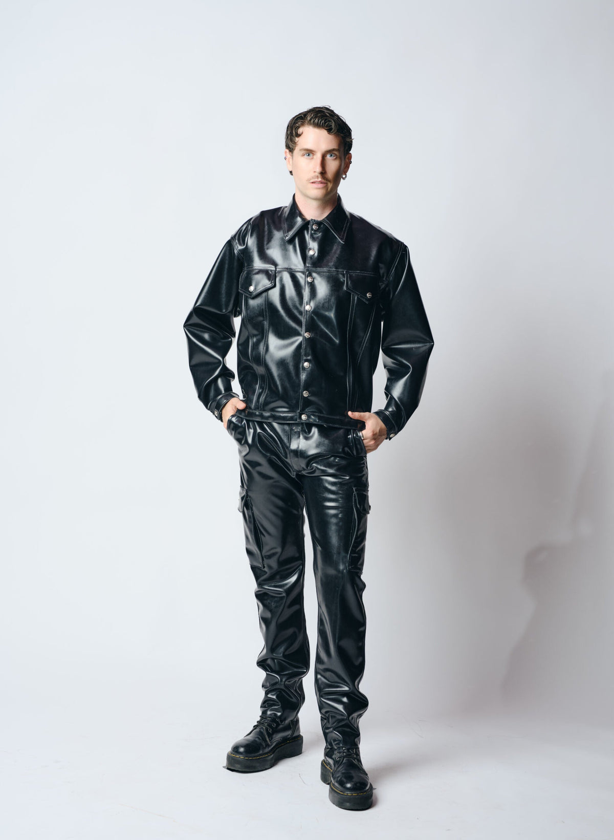 Levi-Style Latex Jacket