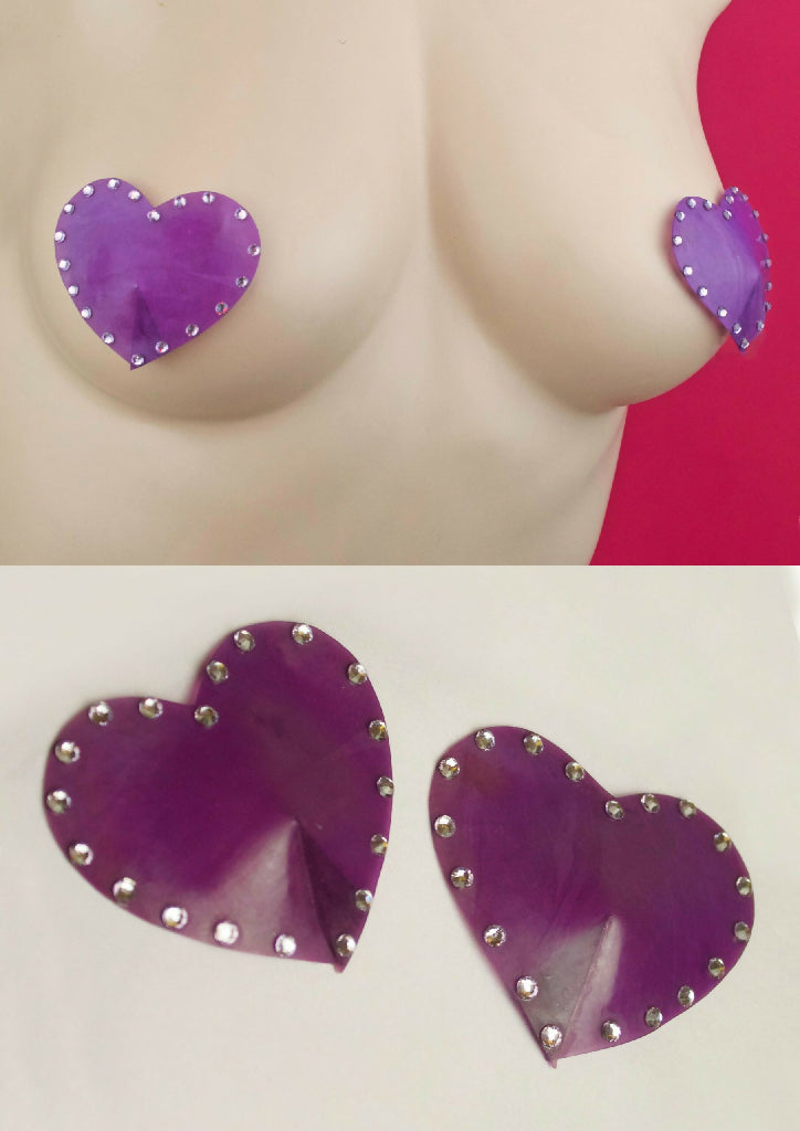 KrakenCounterCouture-pasties-burlesque-rubber-latex-purple-hearts-rhinestone-copy-scaled