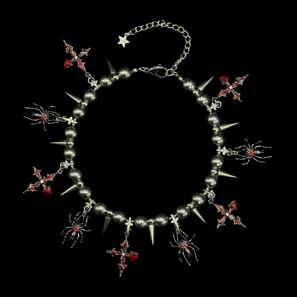 Bleed Spider Faith necklace