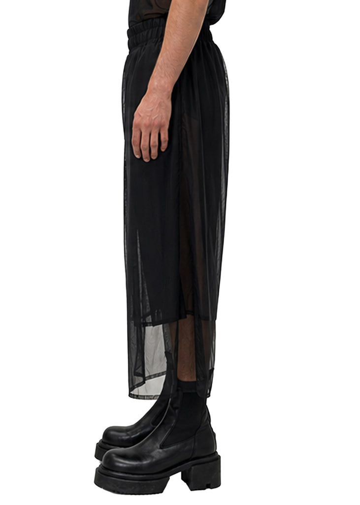 MESH PANEL TROUSERS