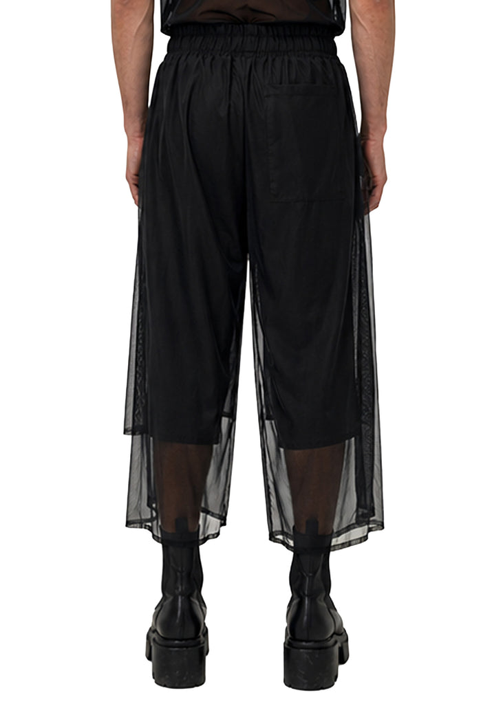 MESH PANEL TROUSERS