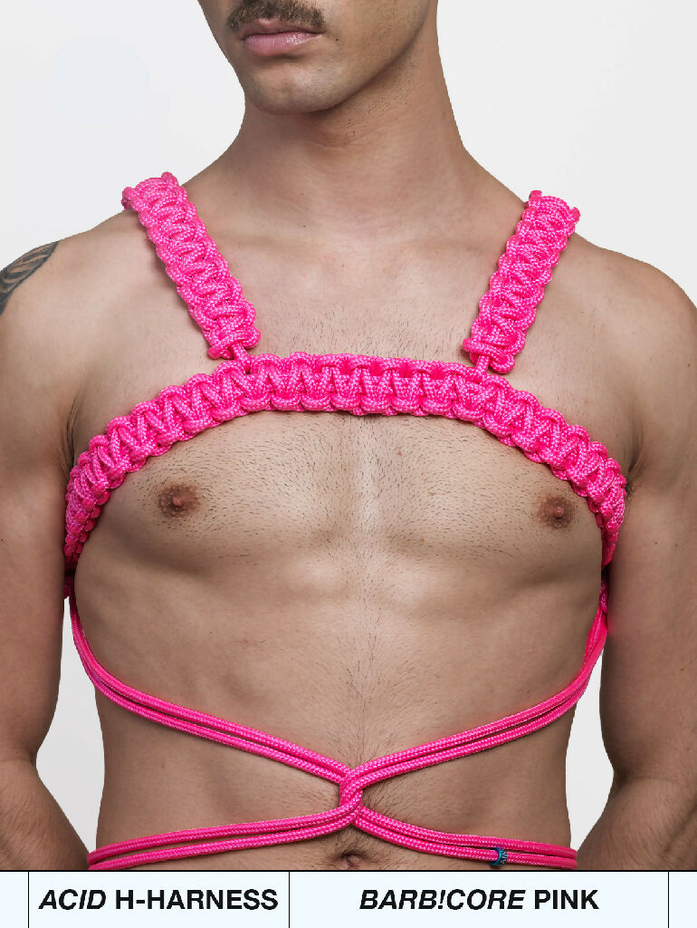 AINT-SAINT-SHOP-ACID-PINK-HARNESS-FRONT