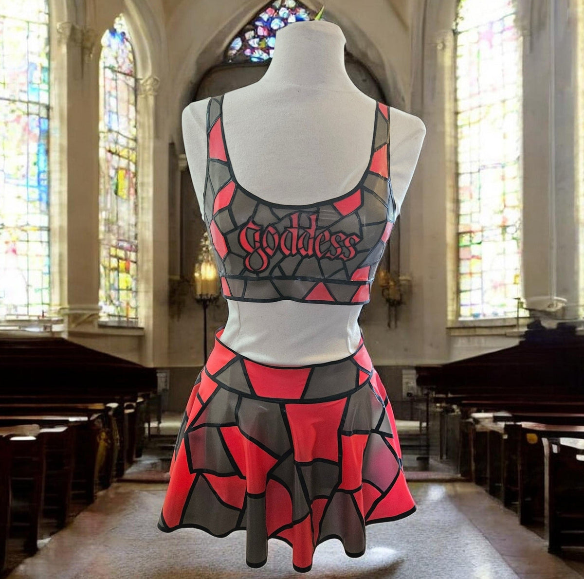 Stained Glass 'Goddess' Bralette