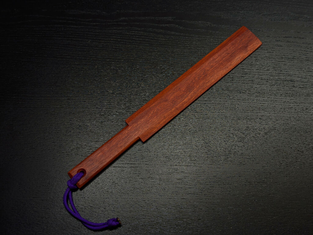 Mini Beveled Granadillo Spanking Paddle