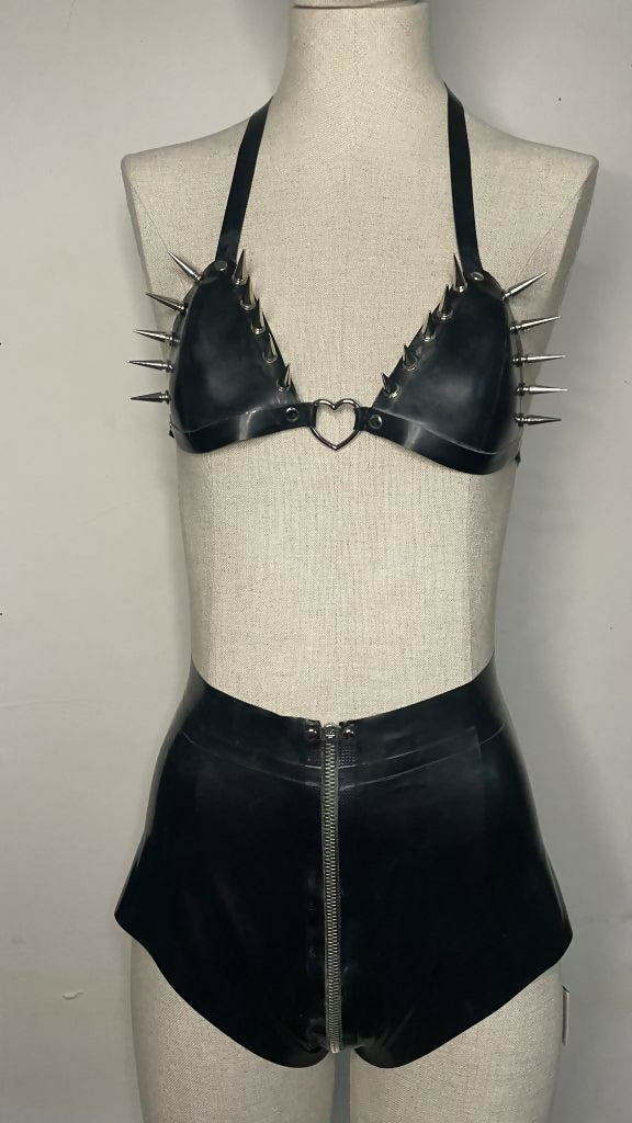 Situationship Latex Bikini Top