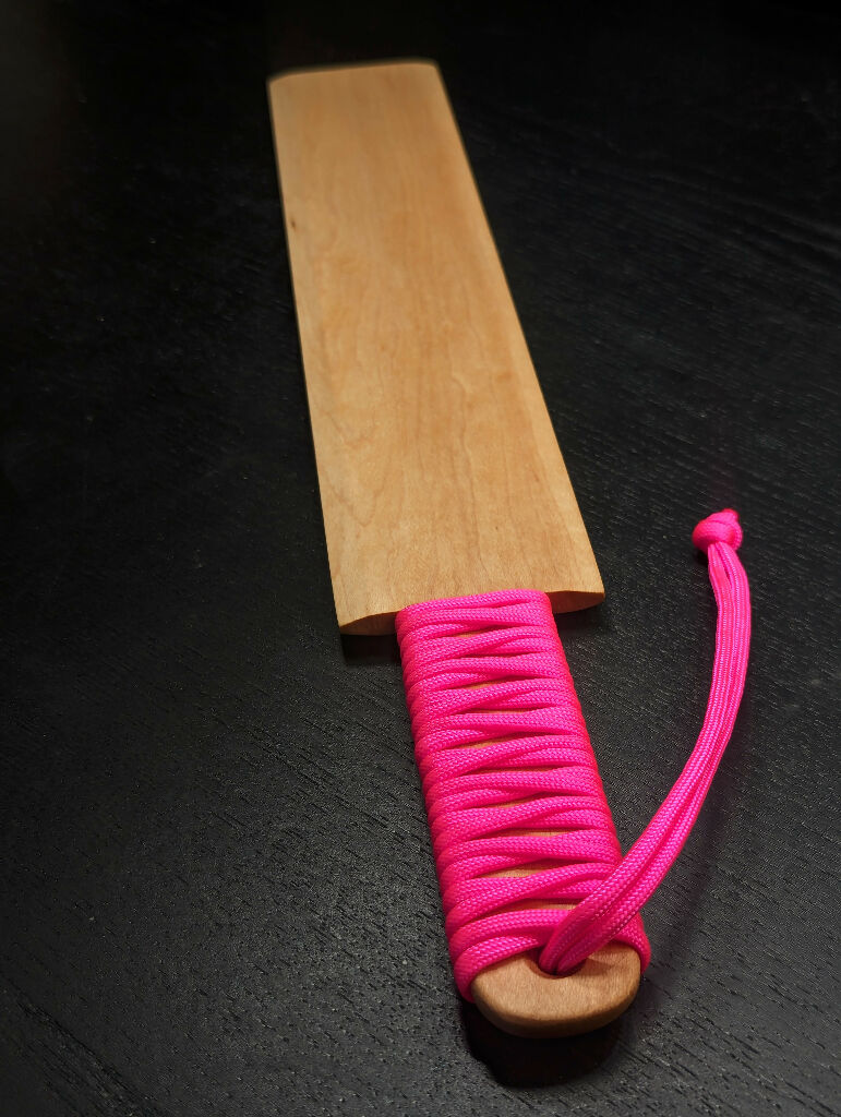 Pink Maple Spanking Paddle