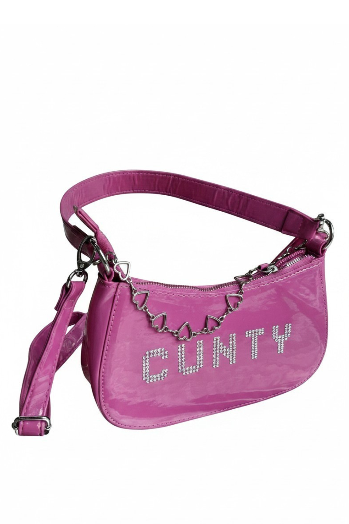"CUNTY" CREATE YOUR OWN UPCYCLED RHINESTONE HANDBAG