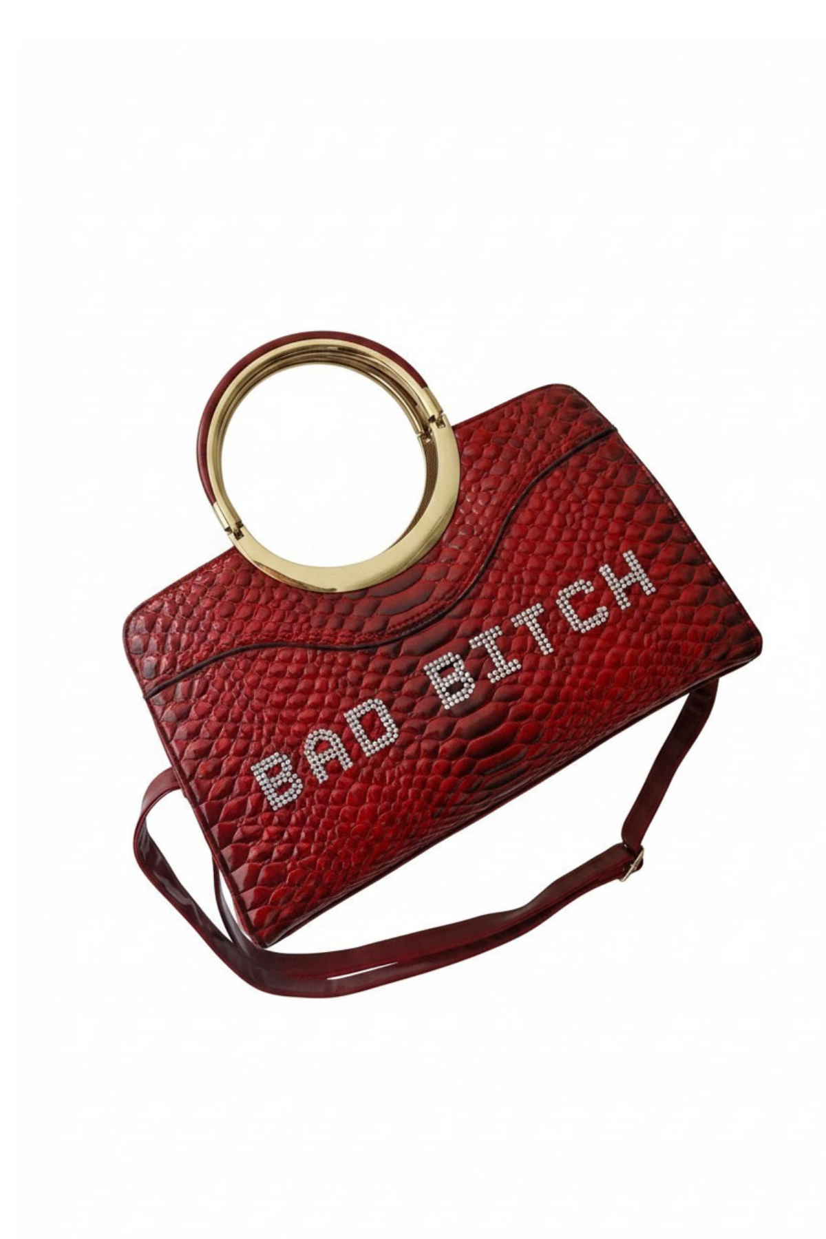 CUSTOM RHINESTONE UPCYCLED HANDBAG 💎
