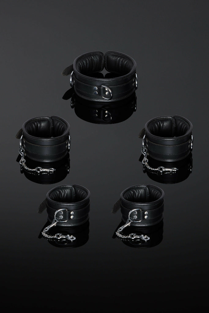 House of SXN Servage 5 Piece Leather Cuff Set  (3)