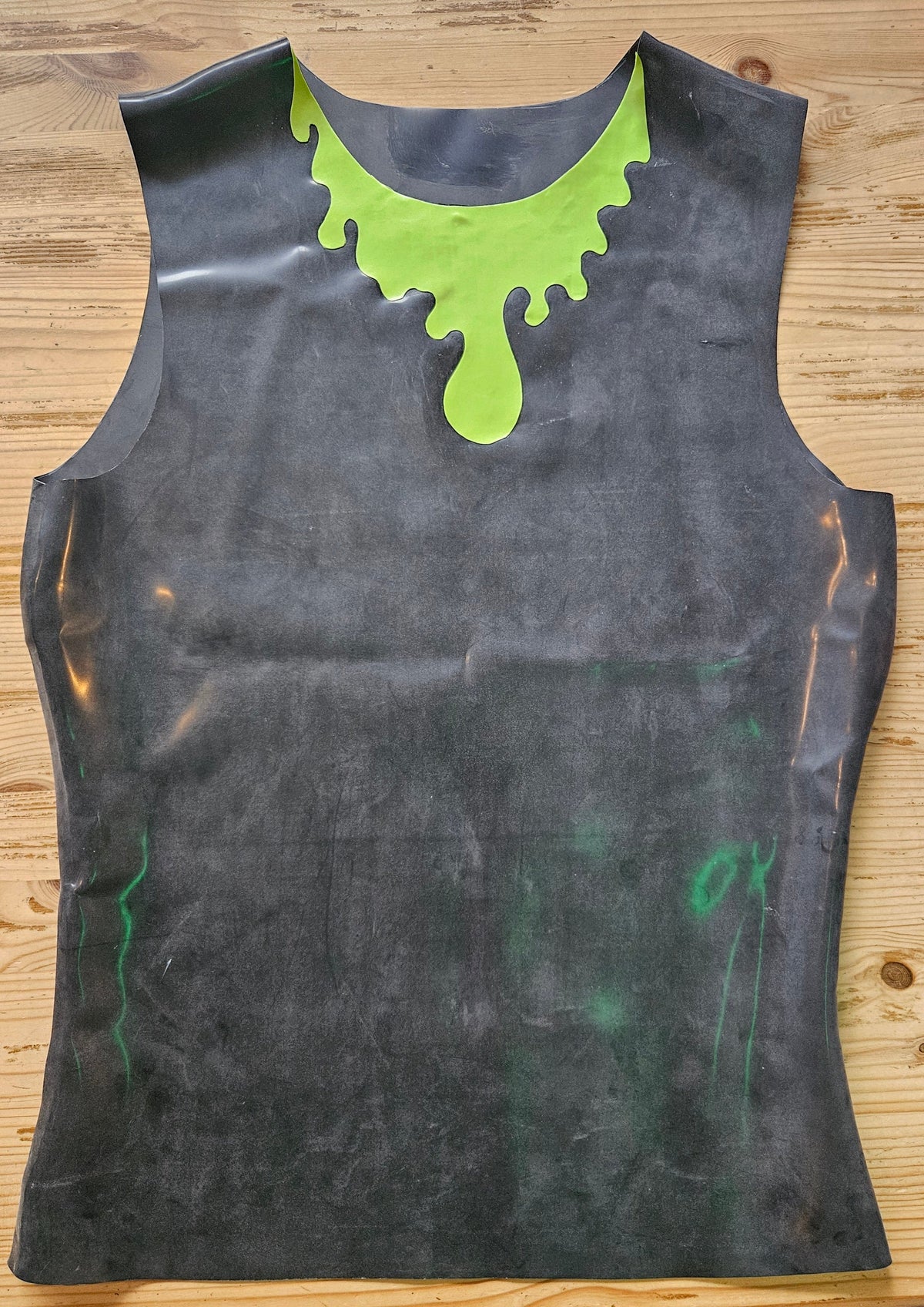 Latex Slime Drip Vest