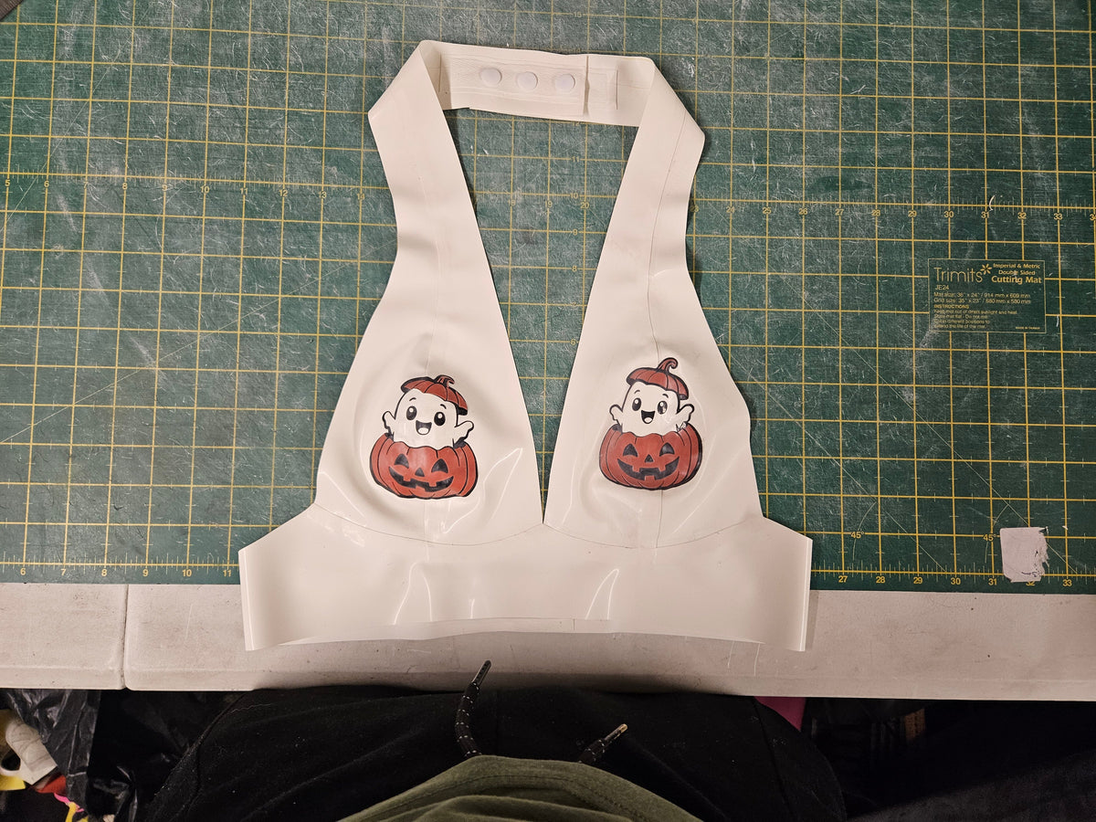 Latex Playful Bikini Top