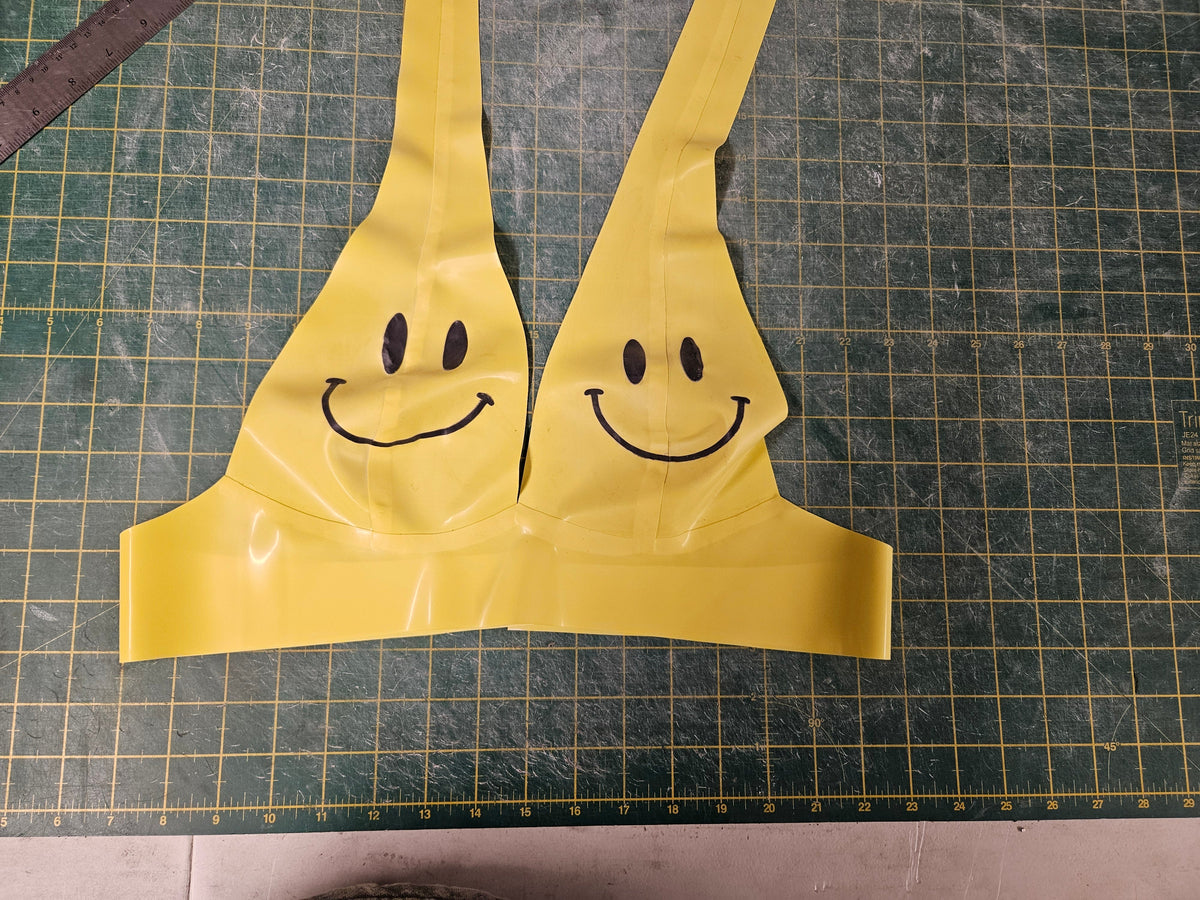 Latex Playful Bikini Top