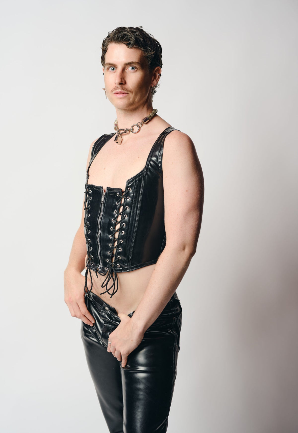 Men's Latex Bodice