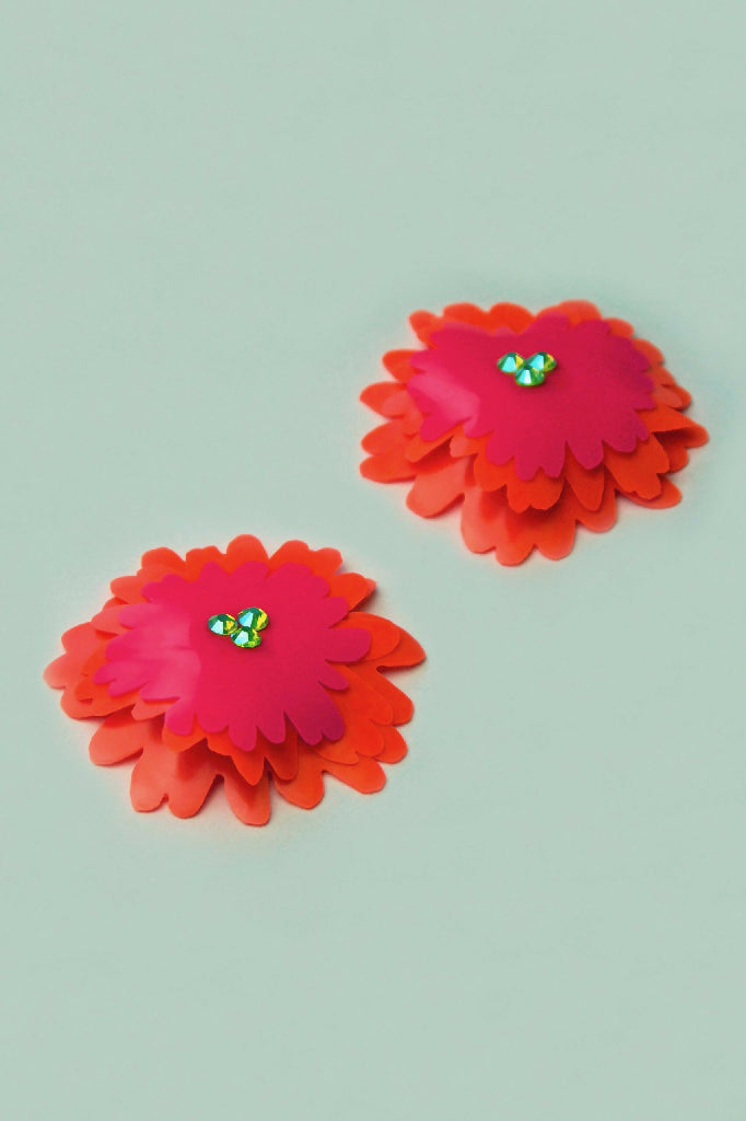 FLOWER NIPPLE PASTIES ( PICK YOUR COLOUR )