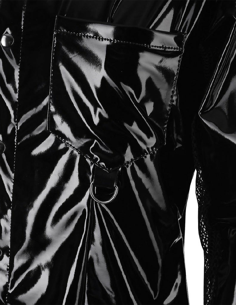 koszula_meska_slim_fit_taliowana_lateksowa_z_lacku_czarna_latex_bdsm_master_dominant_fetish_detal