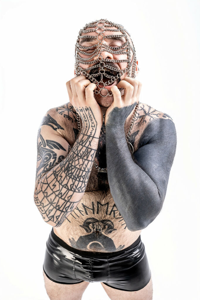 Boxer shorts made of lack BLACK