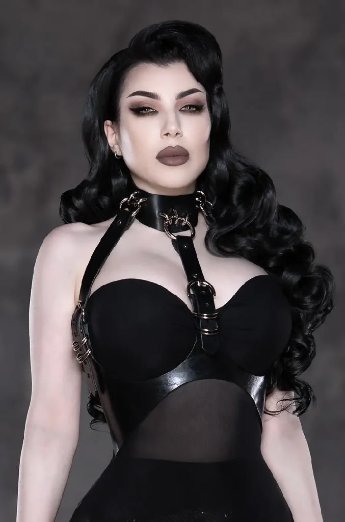 Threnody_in_Velvet_collection_harness_black_leather_back-2