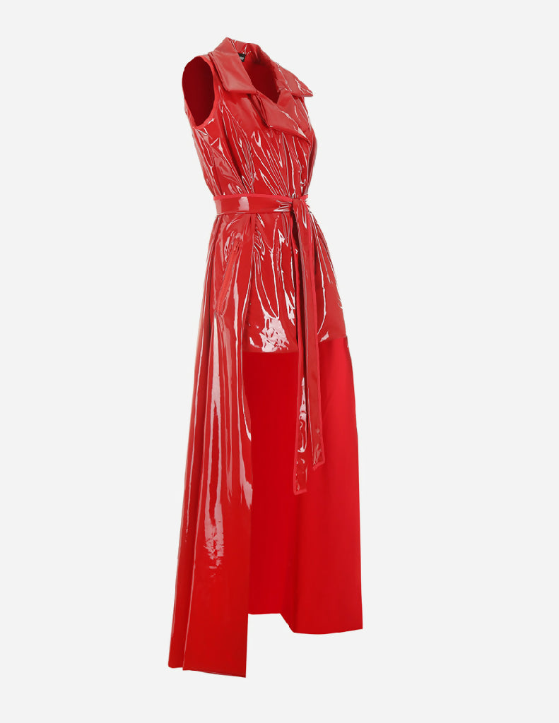 suknia_bezrekawnik_dracula_lateksowa_z_lacku_czerwona_unisex_fetish_bok