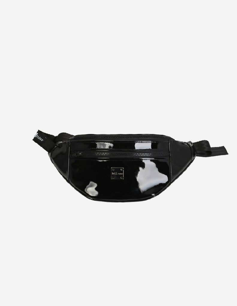 torba_nerka_saszetka_lakierowana_z_lacku_biodrowka_zamki_unisex_czarna_przod_1