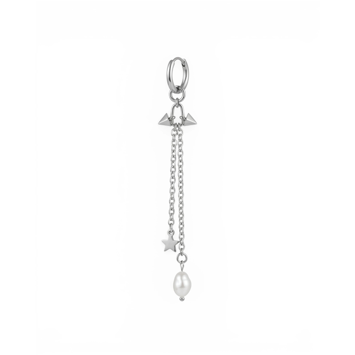 Mirage chainmaille single earrings