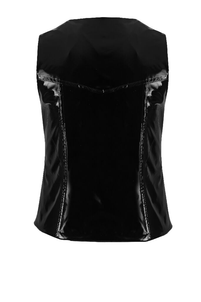 Vest made of lack BLACK