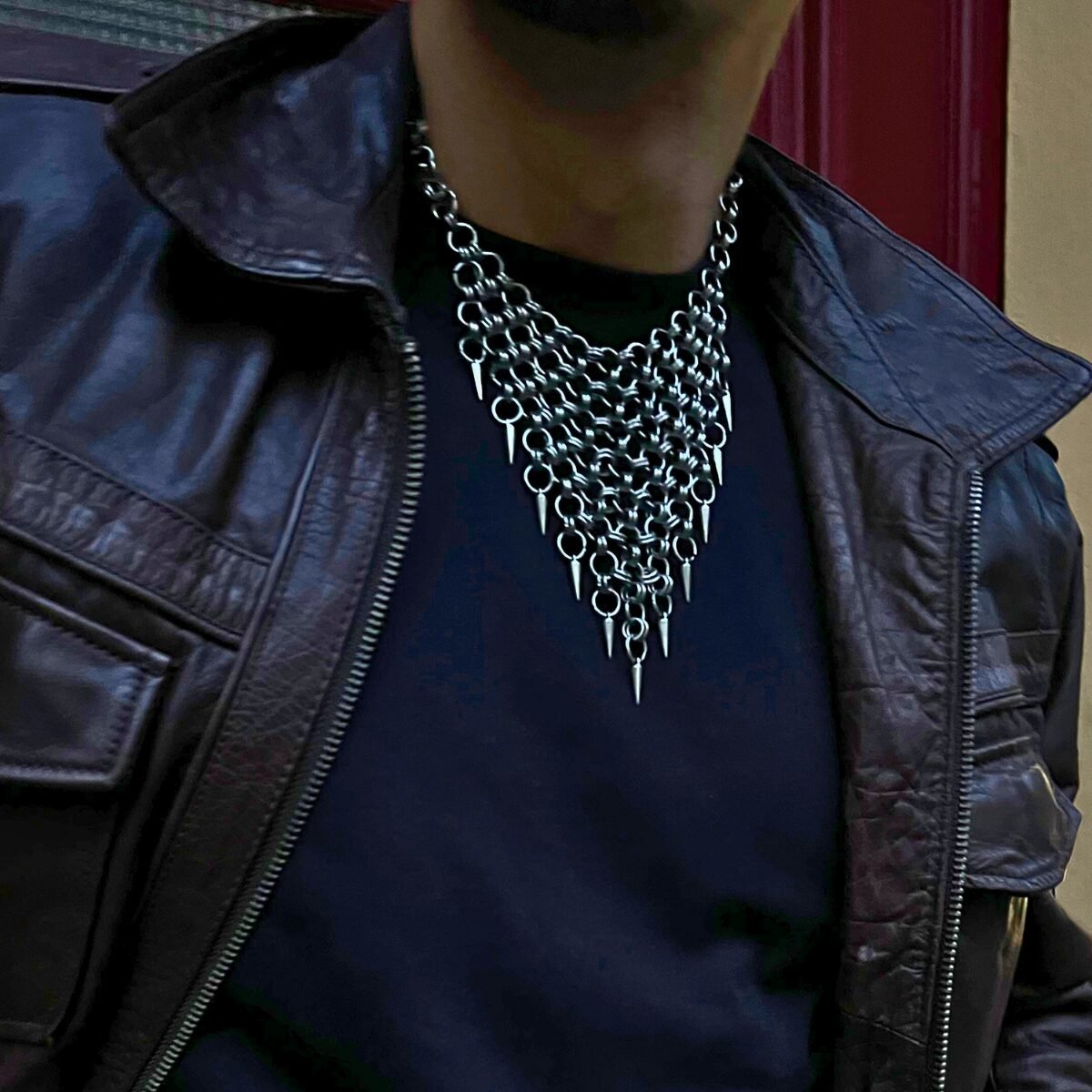 Demigods chainmaille necklace image 0