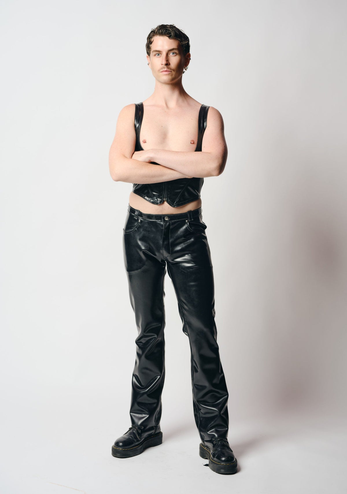 Latex Bootleg Jeans