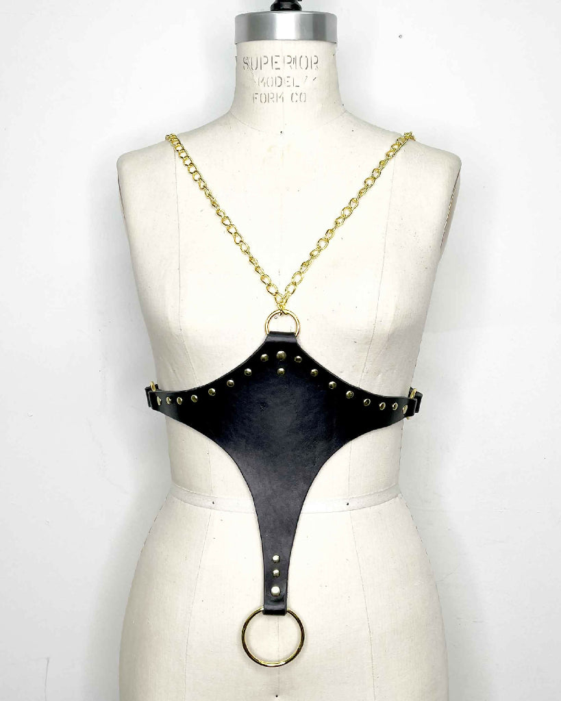 Archer-Underbust-Chain-Leather-Harness-1